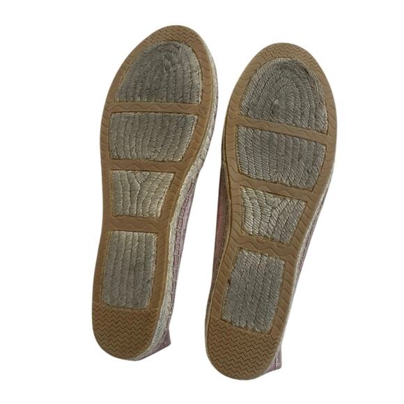 Simply Vera Vera Wang Svorla Pink Rhinestone Beaded Embellished Bow Flats - Picture 7 of 7